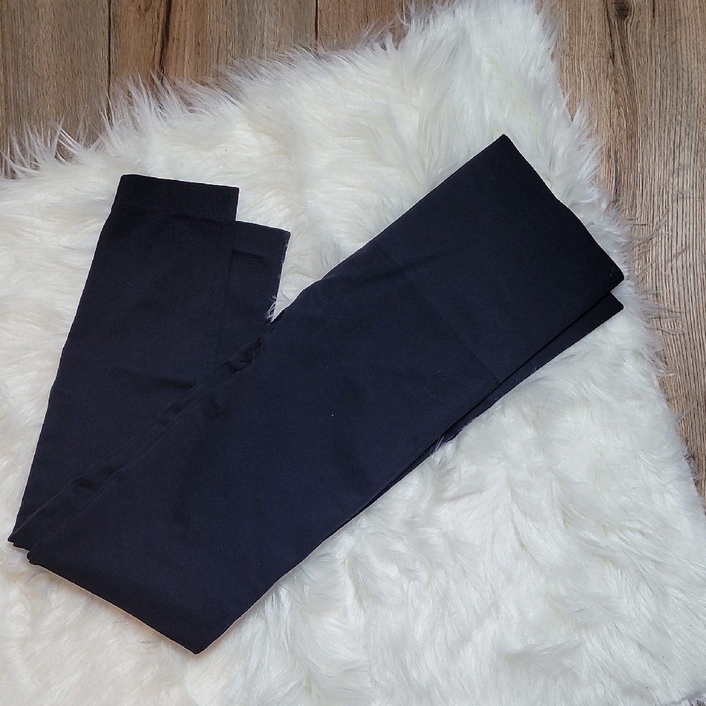 SPANX Black Shaping Leggings Womens Size Large High Waist Stretch Pull On